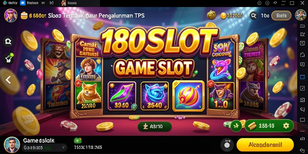 Tampilan menarik dari gameplay 180SLOT dengan fitur slot yang mengesankan.