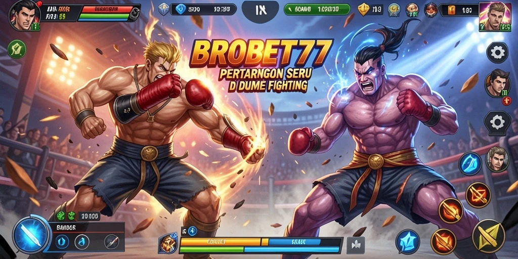 Tampilan seru pertarungan di BROBET77 yang memukau.