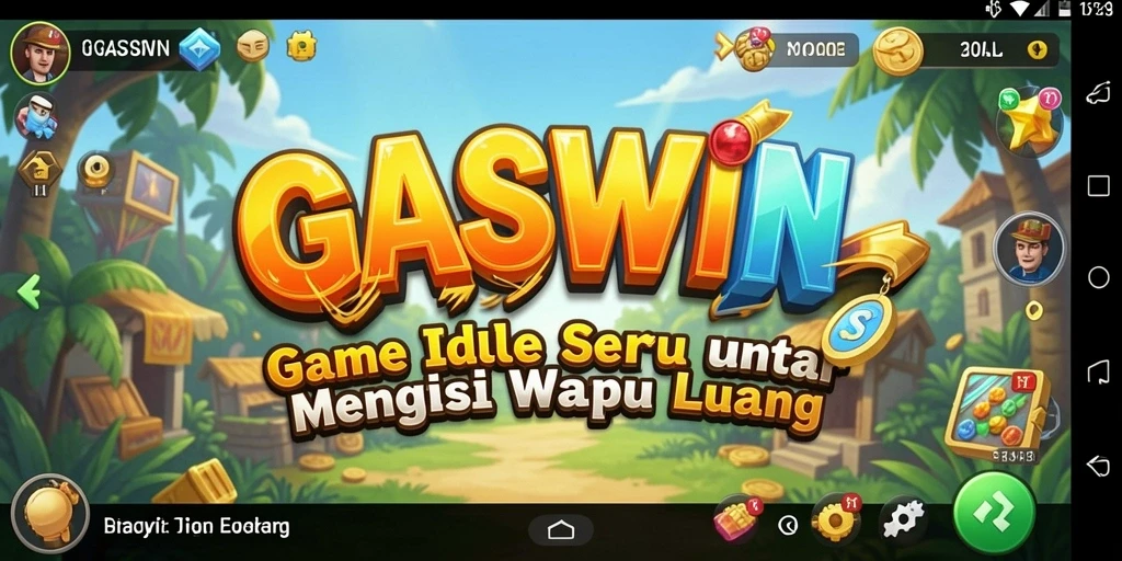 Screenshot gameplay GASWIN menampilkan pengalaman bermain Idle yang seru dan menghibur.