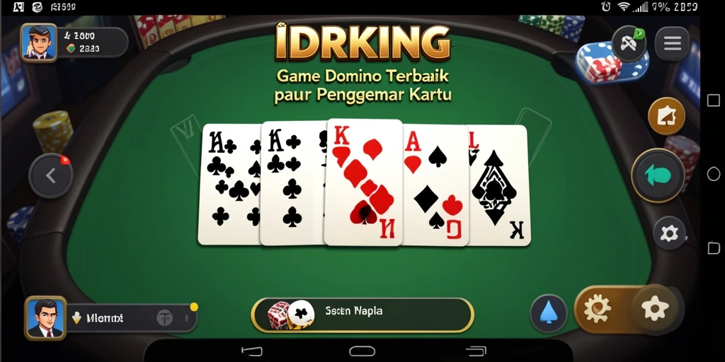 Tampilan gameplay menarik dari IDRKING yang mengasyikkan.