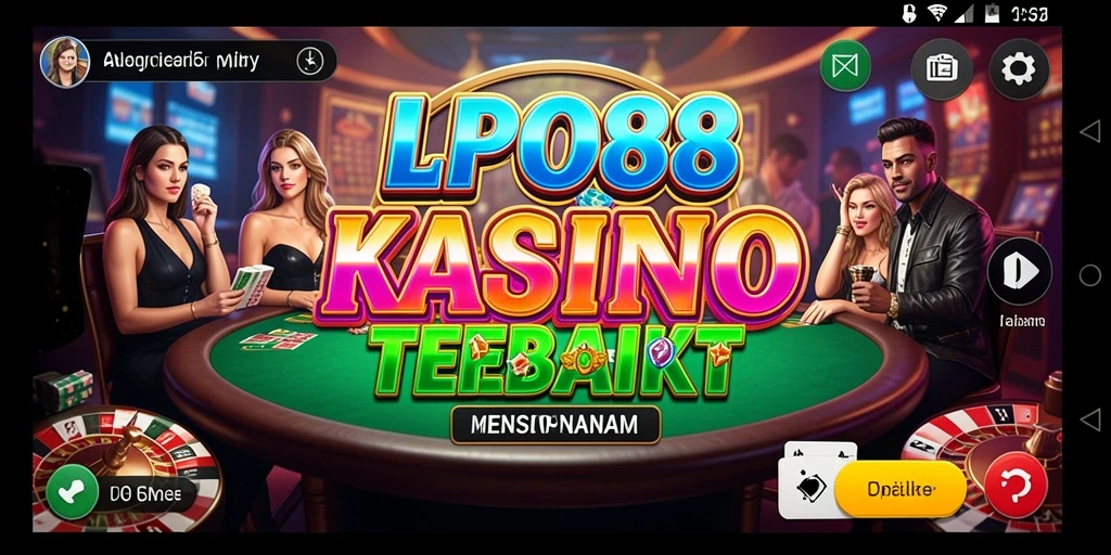 Tampilan gameplay menarik dari LPO88 yang menghadirkan sensasi kasino.