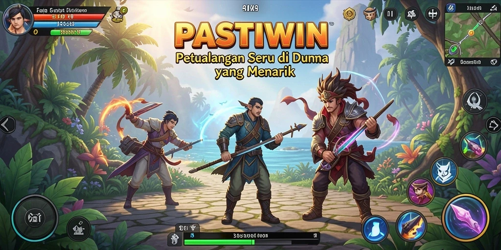 Menampilkan gameplay PASTIWIN dengan grafis yang memukau dan tantangan mendebarkan.