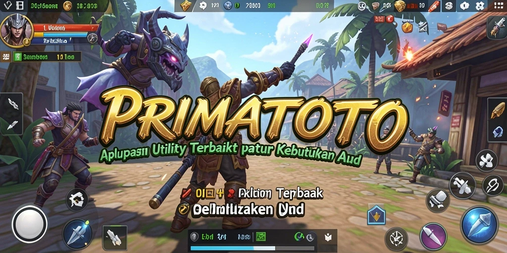 Tampilan utama PRIMATOTO dengan fitur-fitur Utility yang intuitif.