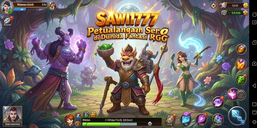 Tampilan utama gameplay SAWIT777 yang mendebarkan.