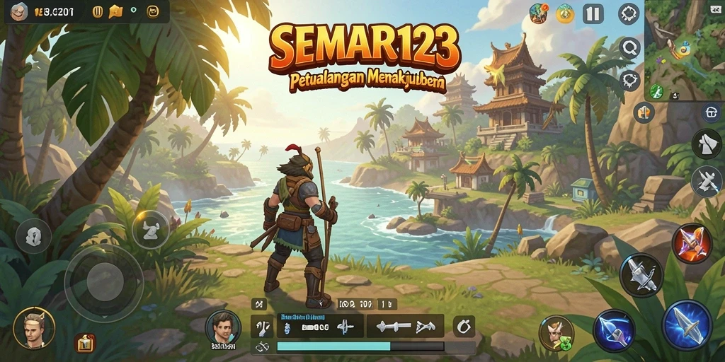 Screenshot menampilkan petualangan seru di dunia terbuka SEMAR123.